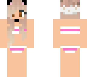 swimming suit neko girl
