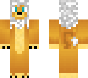 white maned lion