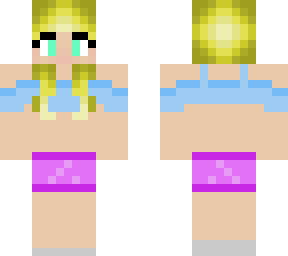 blonde girl (female) skin