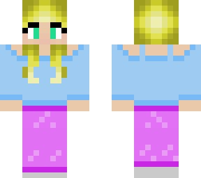 blonde girl (shirt and pants) skin