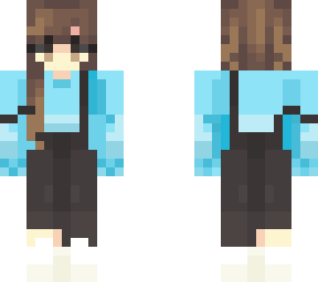 blue dungarees