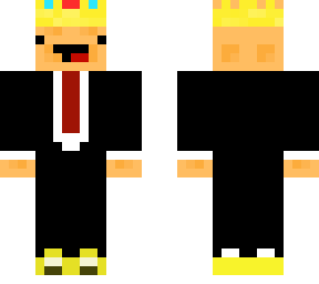 cookie king w/ suit