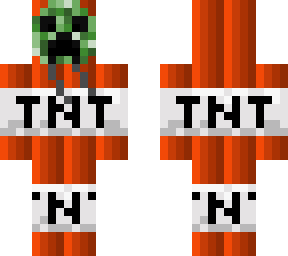 creeper in tnt onesie