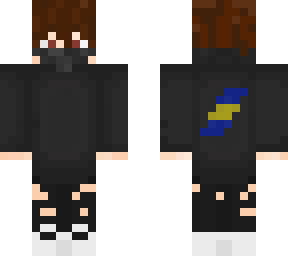 emo boy w/ symbol / brown haie