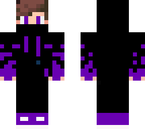 final purple and black hoodie make by metal