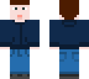 guy with blue hoodie