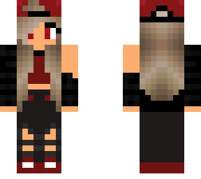 nike red girl
