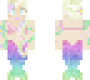 pretty pastel mermaid