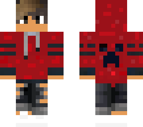red hoodie guy donut