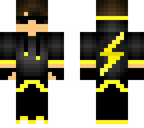 sunglasses yellow lightning boy