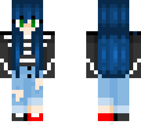 this is someone elses work i just made the hair blue