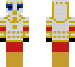 winged hussar (captain rex face and hands)