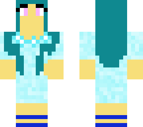 blue girl