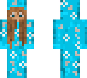 blue onesie girl