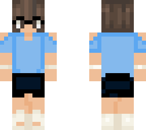 blue shirt