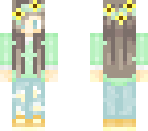 flower crown, minty