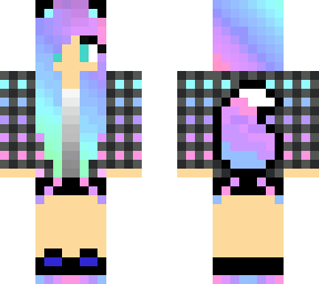 pastels fox girl