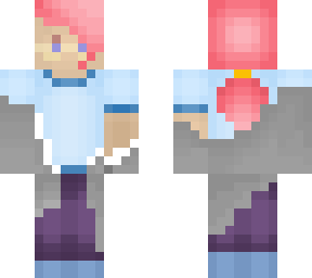 pink hair boy