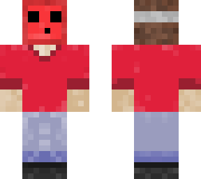 plain egoney (red) (mask)