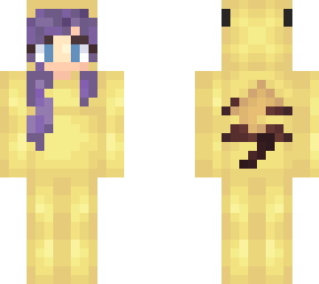 purple hair pikachu