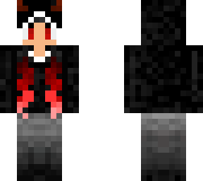 red and black devil girl