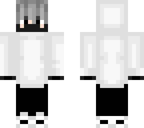 black in white