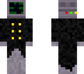 computer man with trench coat