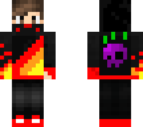 fire with skull