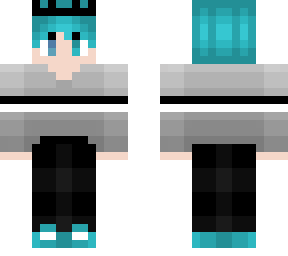male version of my skin - but teal/aqua blue