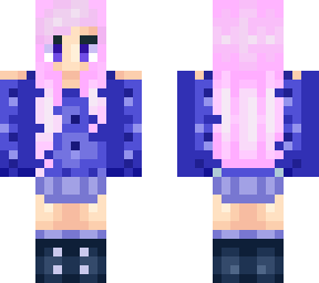 pink haired girl