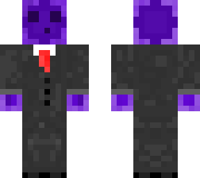 purple slime in a suit