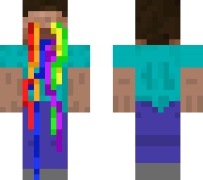 rainbow bleed steve