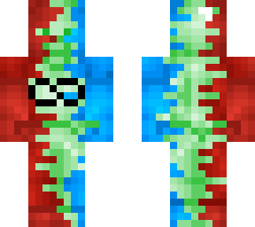 red + green + blue infinity steve