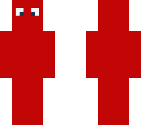 red wool with a face