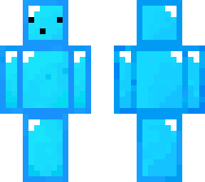 silky blue man