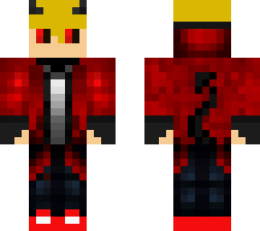 blond demon boy