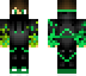 green and black skin