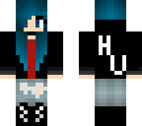 hollywood undead  girl with blue hair (classic)
