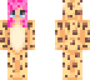 pink hair giraffe girl 1