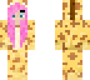 pink hair giraffe girl 3