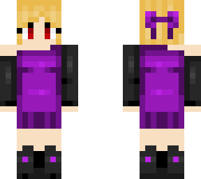 purple dress