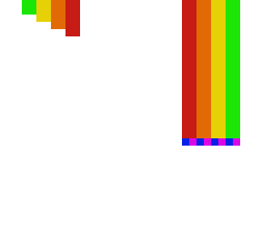 rainbow hair base