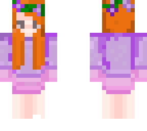 red haired flower girl :) | Minecraft Skin