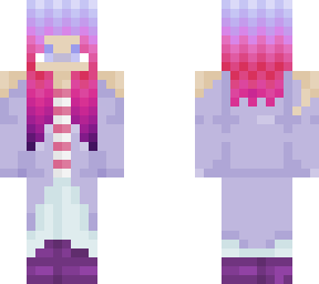 soft blue - purple - red