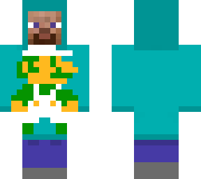 steve with luigi sweatshirt