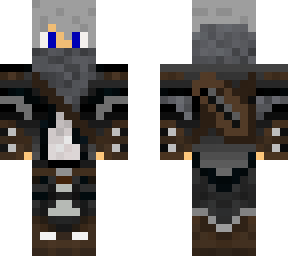 bandit skin but with white hair