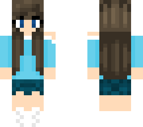 blue girl