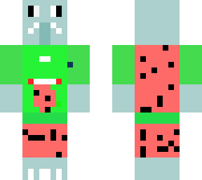 elephant in melon costume