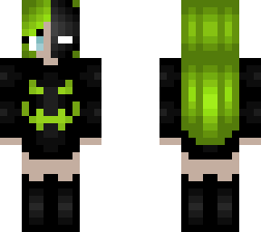 halloween - black and green pumpkin sweater w/ mask