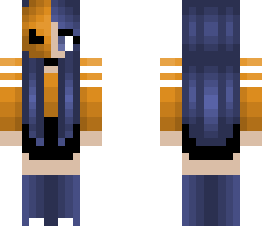 halloween - orange sweater - white stripe w/ shorts